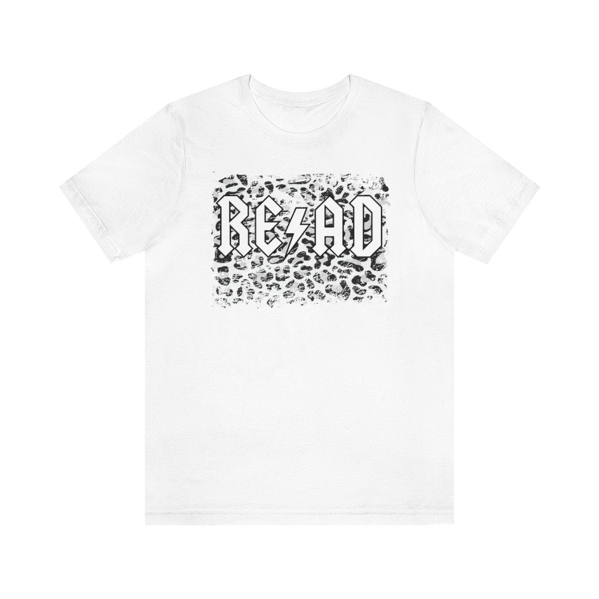 READ Rocker Grunge Bookish Shirt for Librarian Black Leopard Bibliophile Gift for Bookish Friend Gift Vintage Reader Shirt