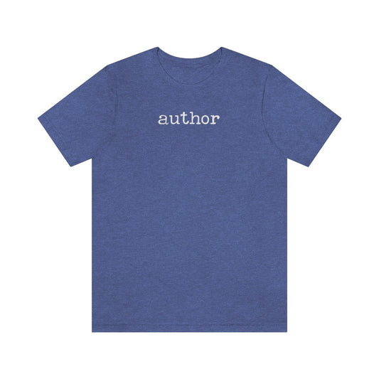 Author Bookish Typography tshirt for Writer Reader Aspiring Writer Gift for Novel Writing Future Bestelling Writer Congratulations