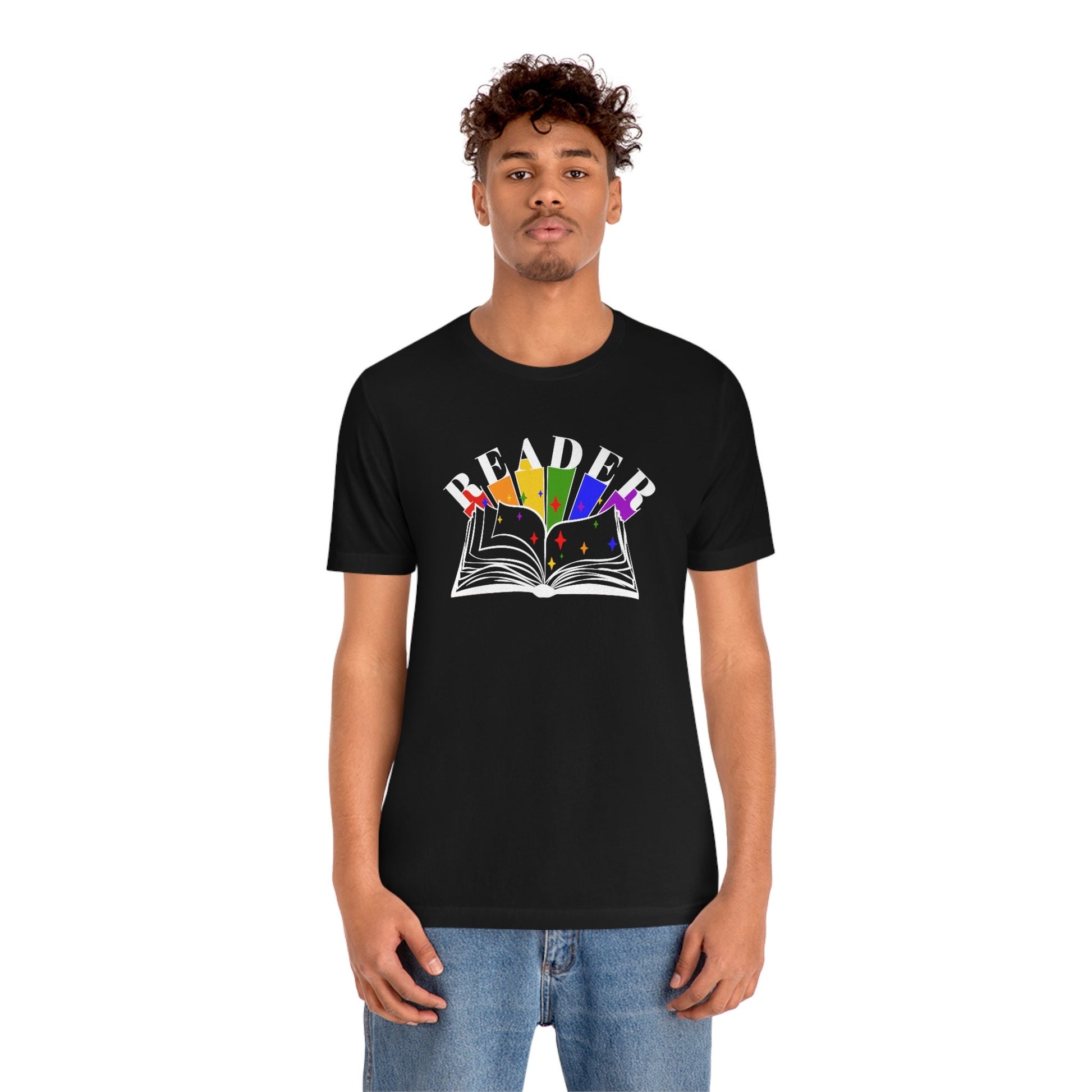 Reader Starburst Tee Reading is Magic Bookish Shirt for Librarian Teacher Tshirt for Bookworm Gift for Reader Friend