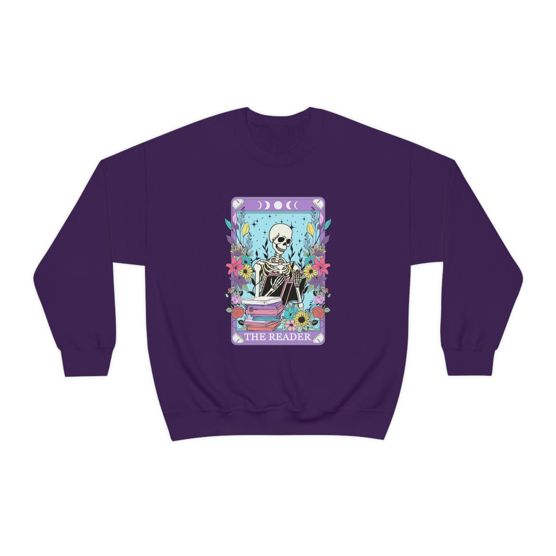 The Reader Tarot Pastel Goth Heavy Blend Crewneck Sweatshirt