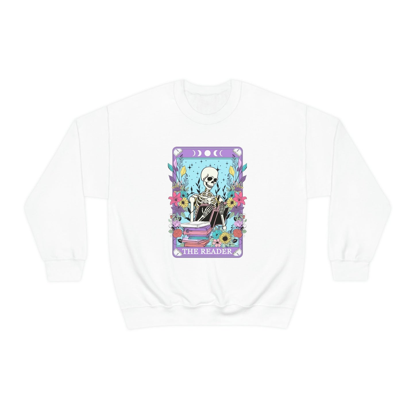 The Reader Tarot Pastel Goth Heavy Blend Crewneck Sweatshirt