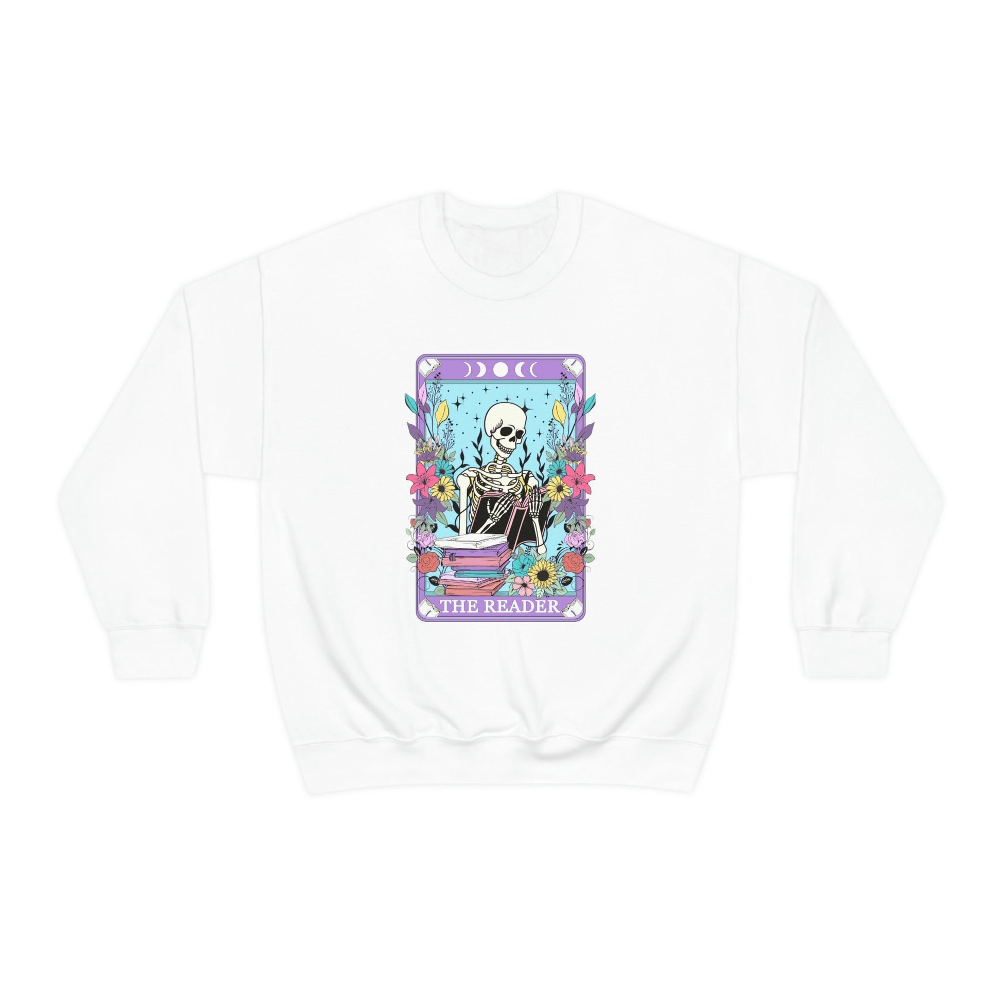 The Reader Tarot Pastel Goth Heavy Blend Crewneck Sweatshirt