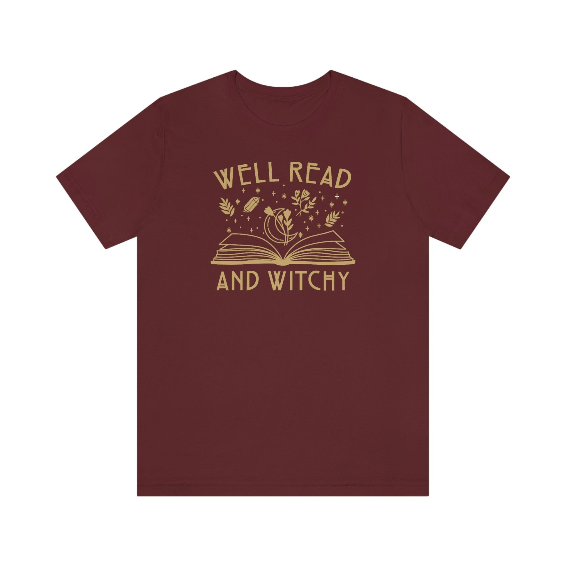 Well Read and Witchy Bookish Shirt Book Witch Tee and Bibliophile Pastel Goth Dark Academia Reader Shirt Teacher Librarian Book Nerd Fantasy