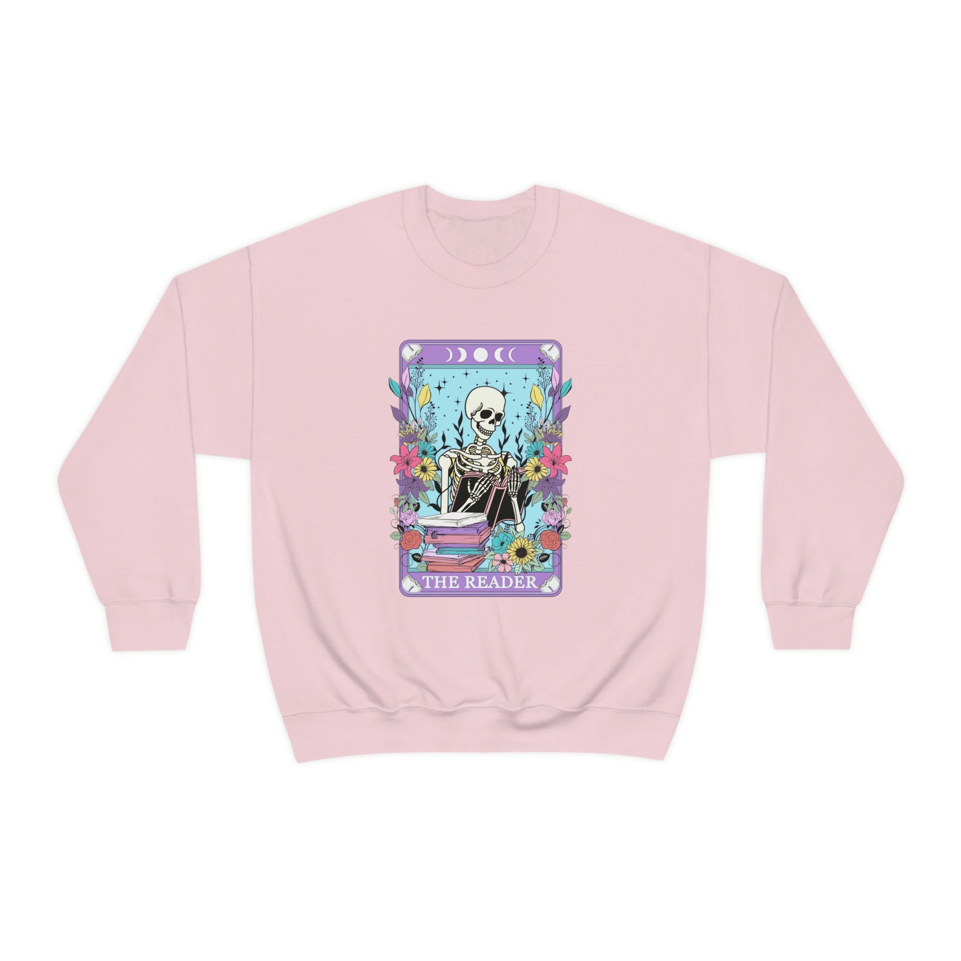 The Reader Tarot Pastel Goth Heavy Blend Crewneck Sweatshirt