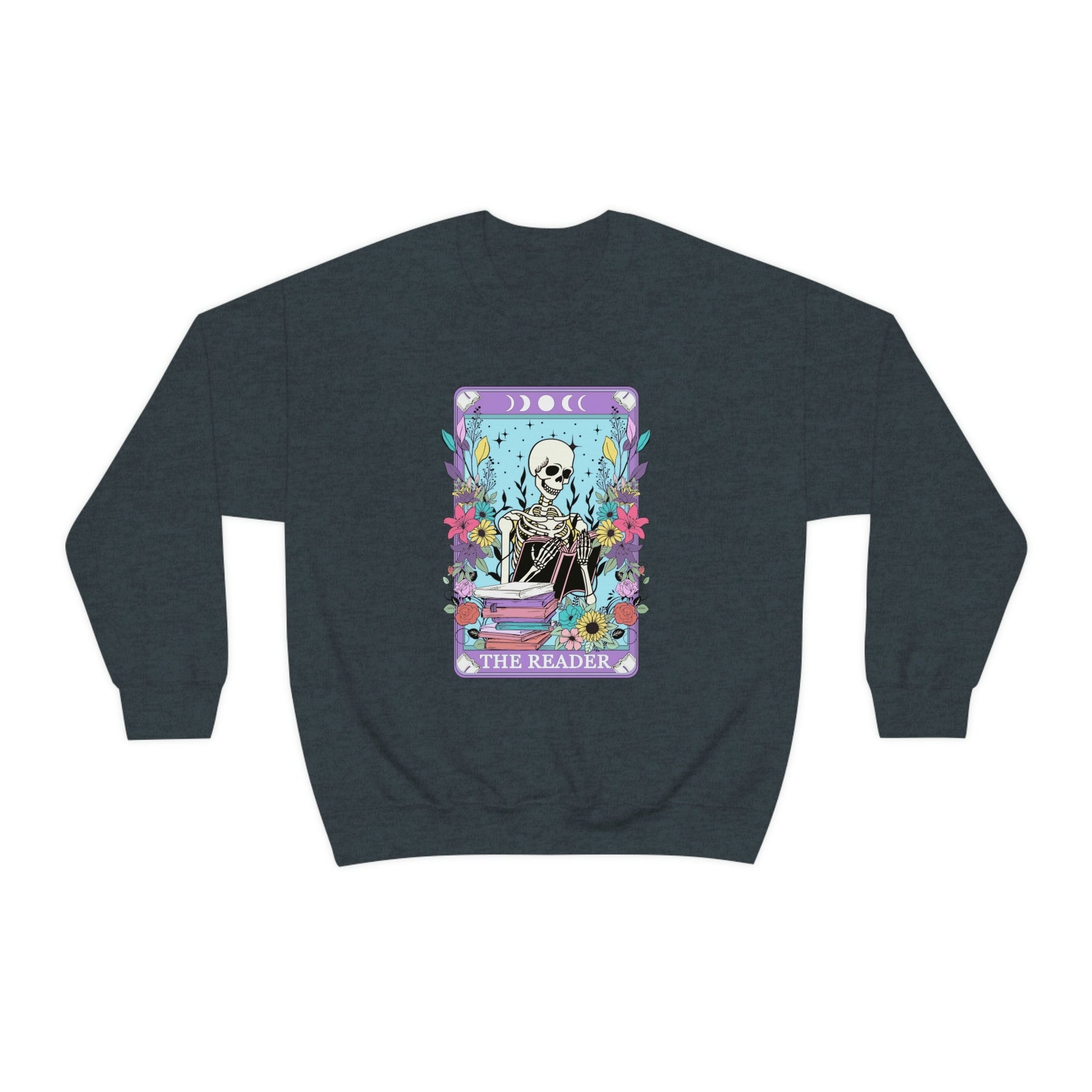 The Reader Tarot Pastel Goth Heavy Blend Crewneck Sweatshirt