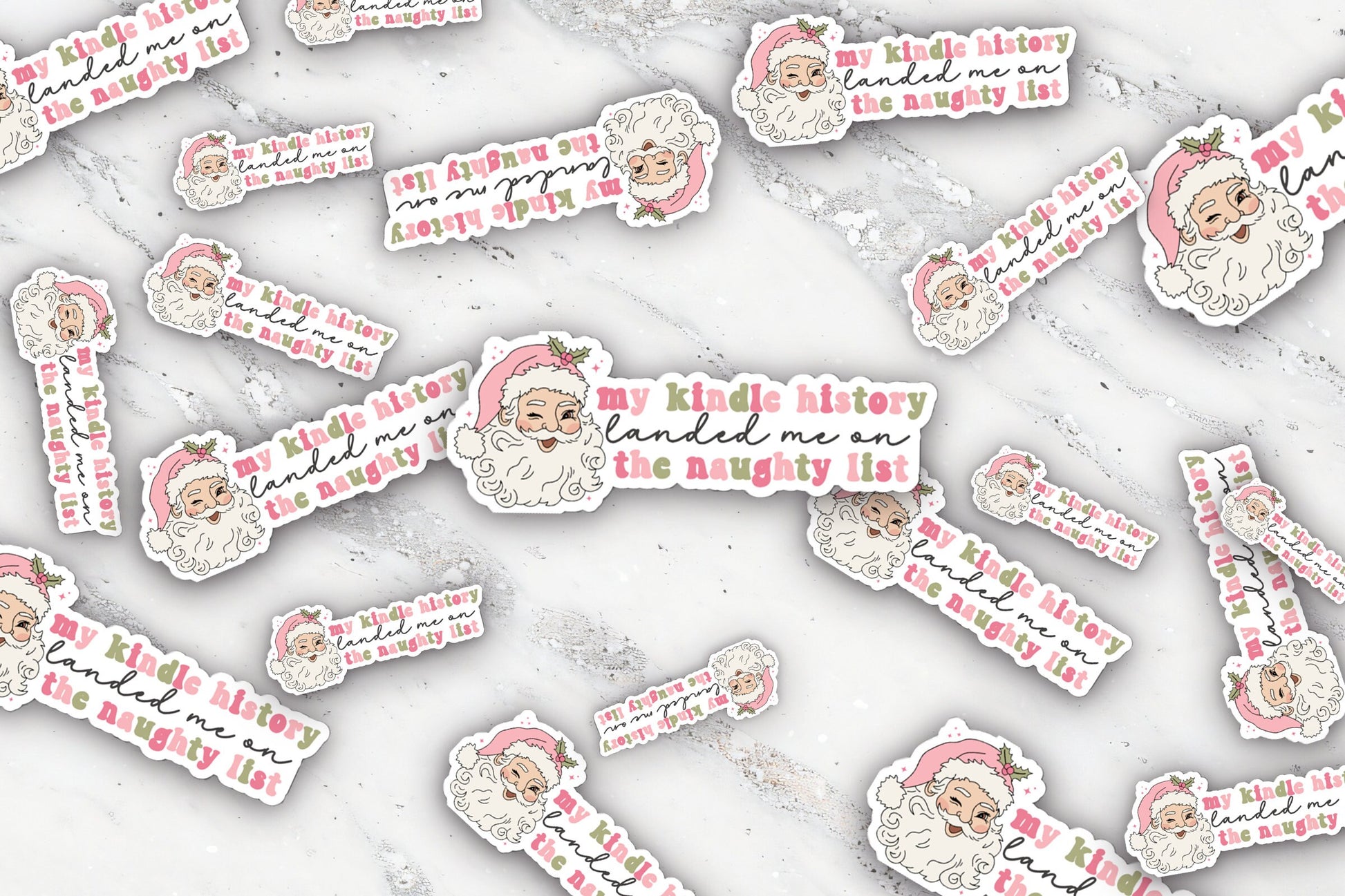 My Kindle History Landed me On Naughty List Christmas Romance Delete Smut Reader Sticker Spicy Books Lover Dark Romance BookTok Bookstagram