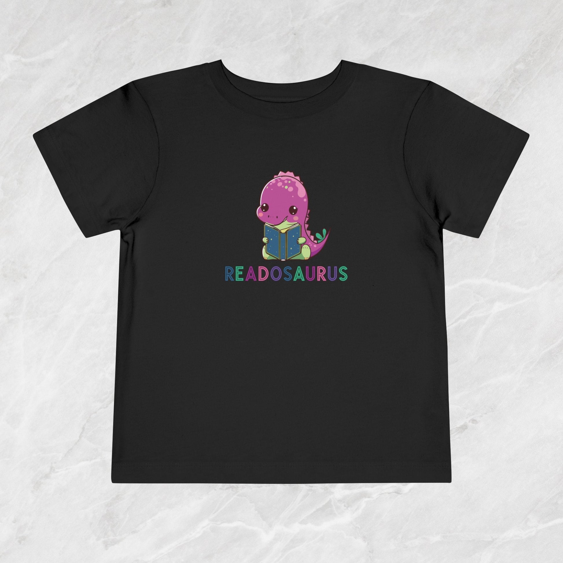 Readosaurus Toddler Short Sleeve Tee Bookish Toddler Shirt for Book Club Friend Learn to Read
