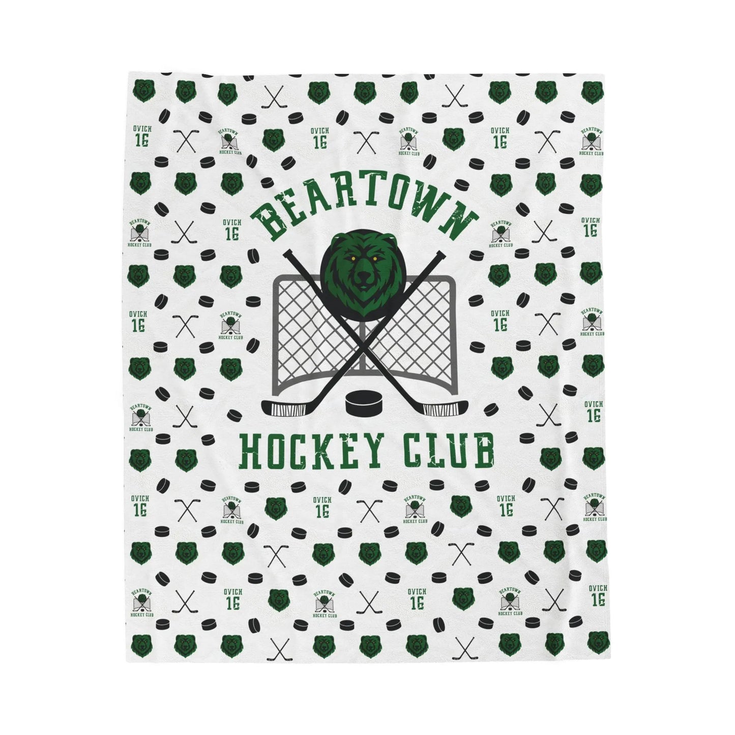 Beartown Hockey Club Velveteen Bookish Blanket Benji Ovich 16 We Are the Bears Matching Sweatshirt