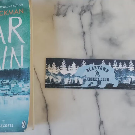 Beartown Quote Winter Hockey Bookmark Librarian  Readers Bookstagram Book Club Present Reader Friend Gift Bookworms Under 5 Backman Ovich 16