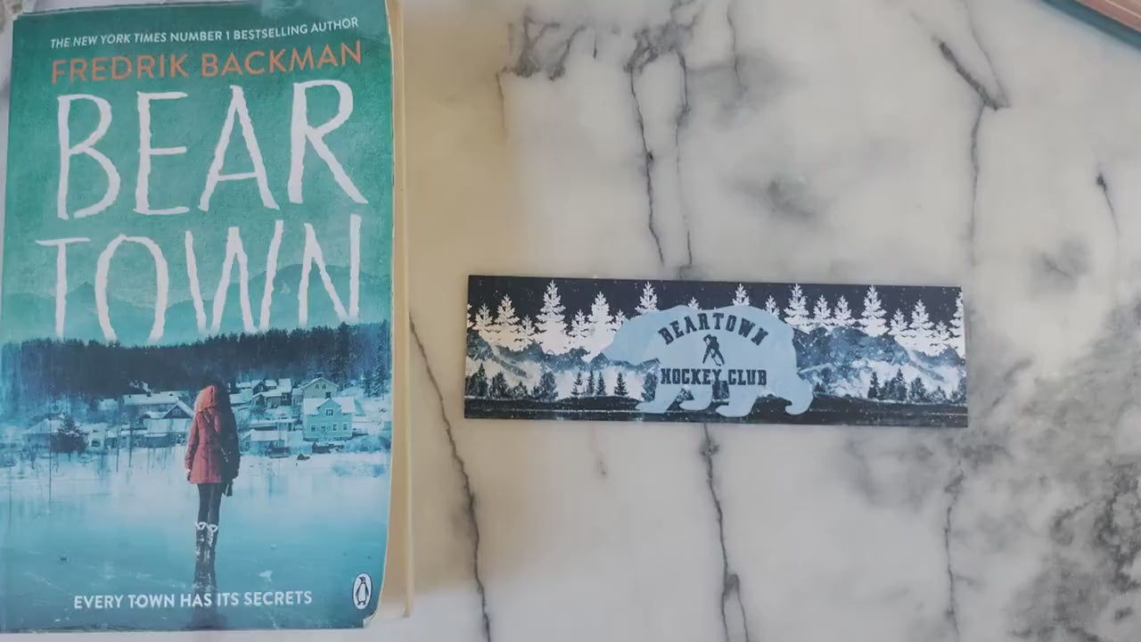 Beartown Quote Winter Hockey Bookmark Librarian  Readers Bookstagram Book Club Present Reader Friend Gift Bookworms Under 5 Backman Ovich 16